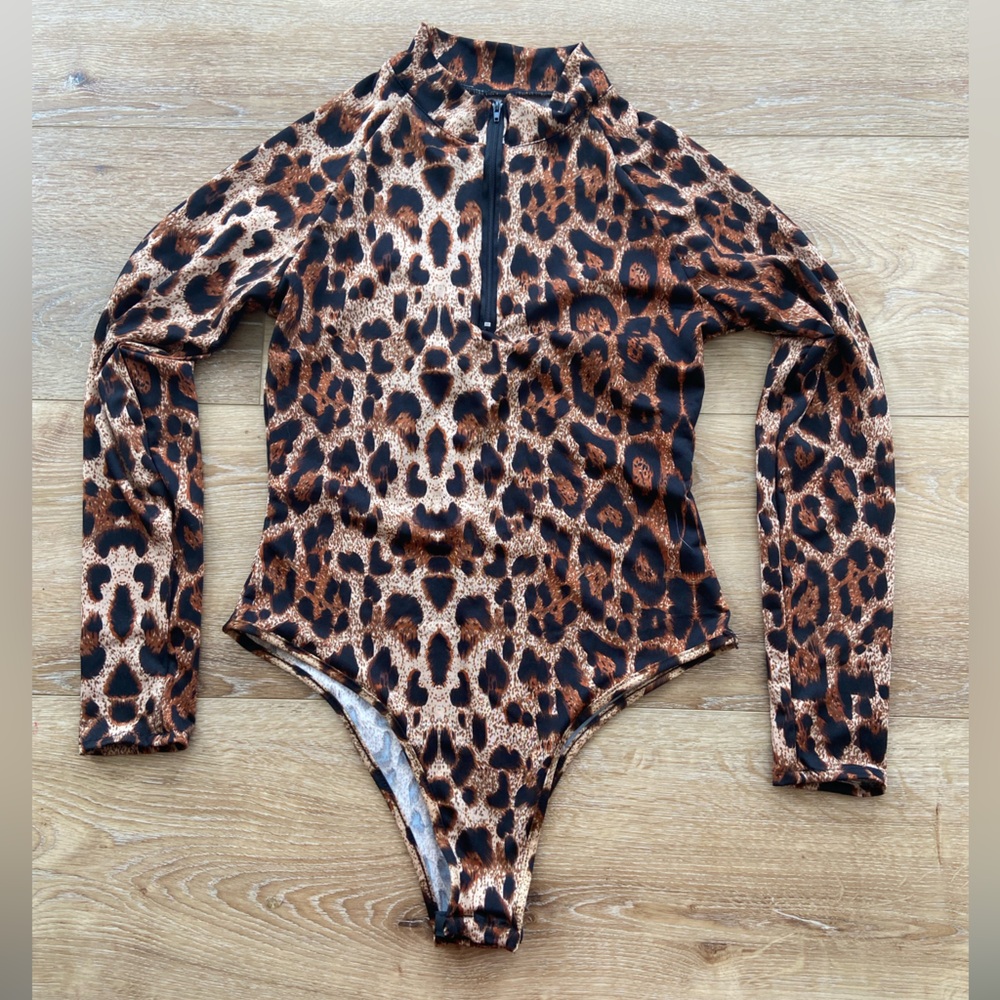 Leopard Print Bodysuit